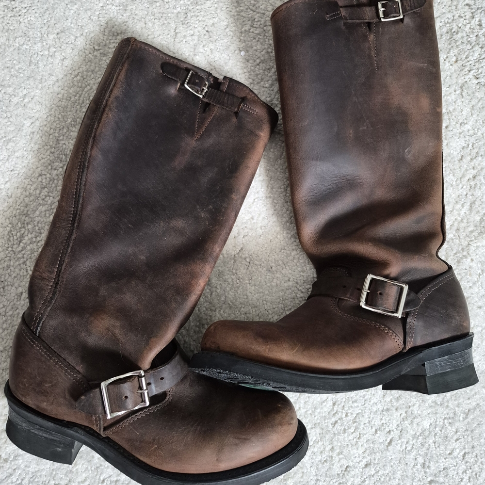Frye Dark Brown Leather Women's Boots
